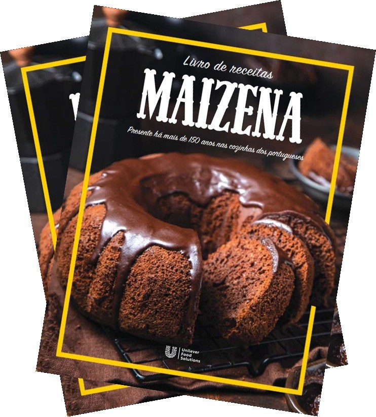 Brochura com receitas Maizena